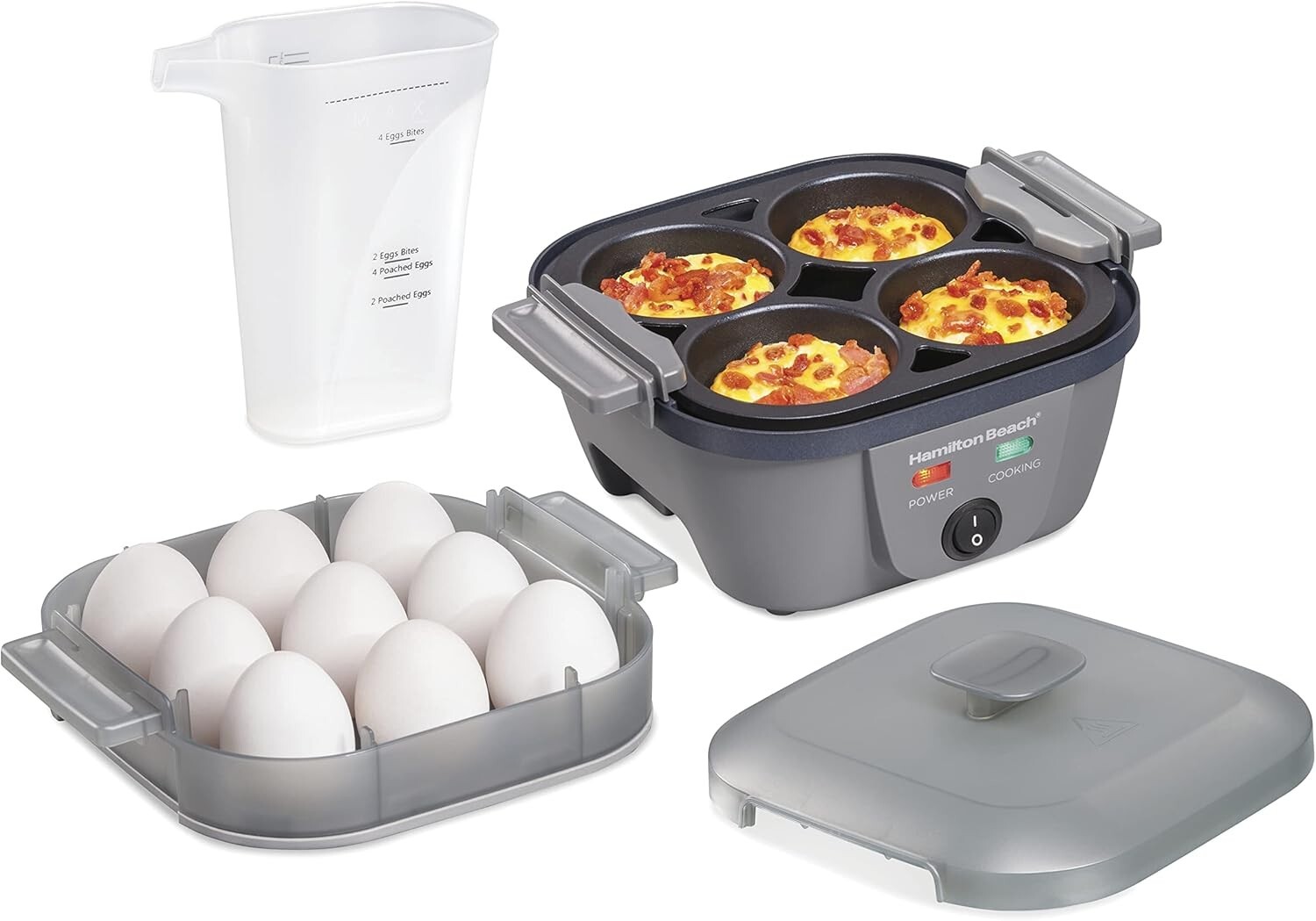 Master Your Mornings: The Hamilton Beach Breakfast Sandwich Maker with Egg Cooker Ring